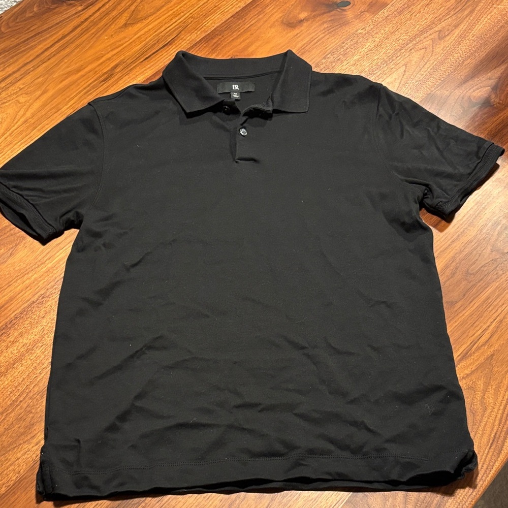 Banana Republic Black Polo Shirt